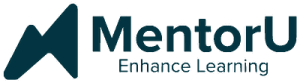 Logo de MentorU, Enhance Learning